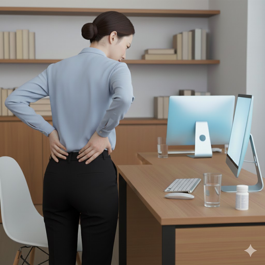 姿勢や立ち方が気になるイメージ