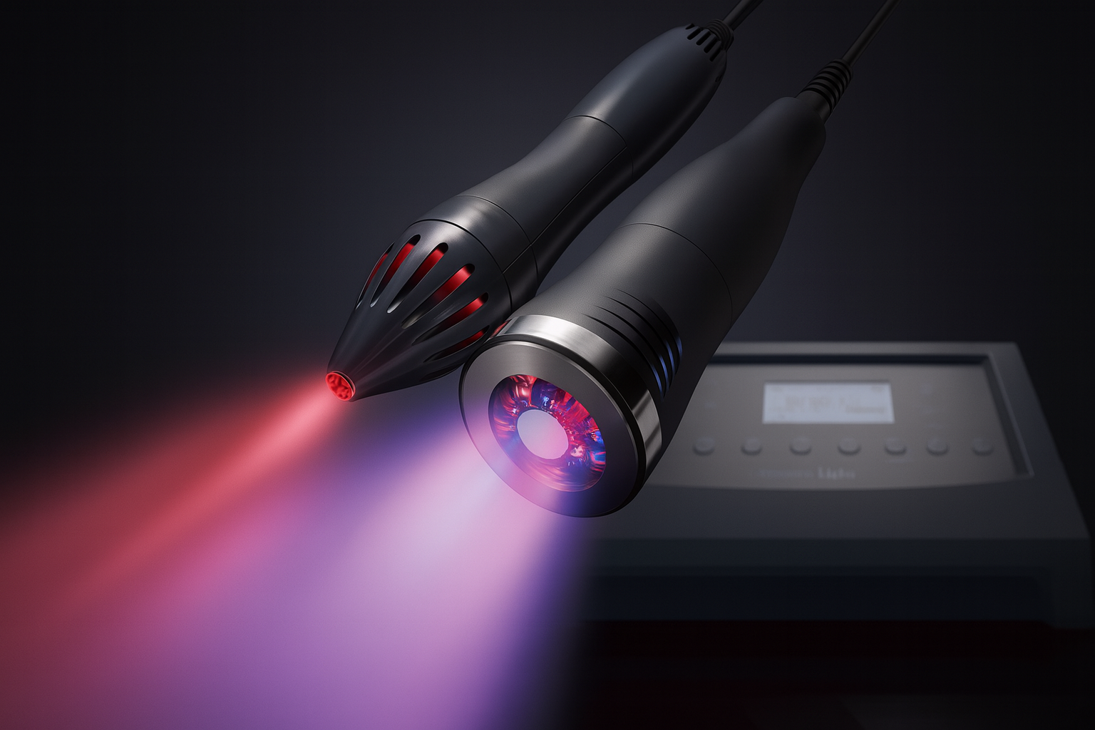 深部まで届く光ケアを行うメディチャーライト